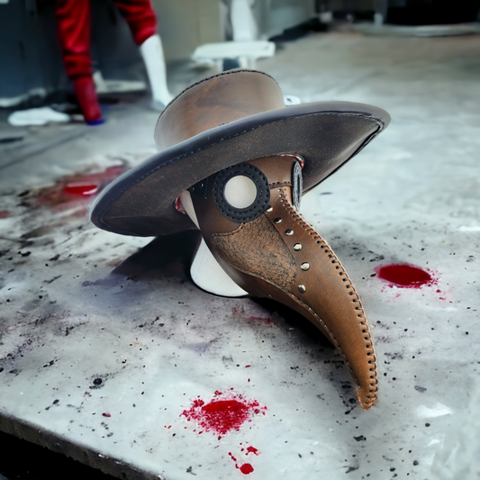 Ornate Marked Plague Doctor Mask