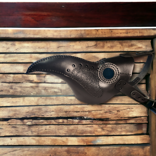 Ornate Marked Plague Doctor Mask