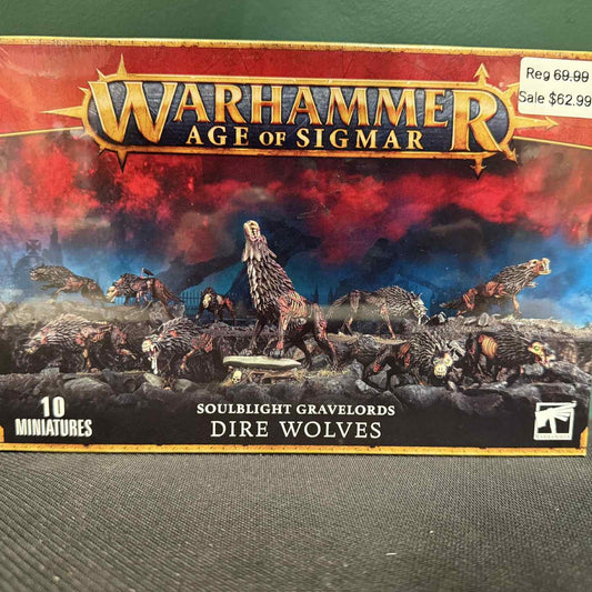 Soulblight Gravelords Dire Wolves