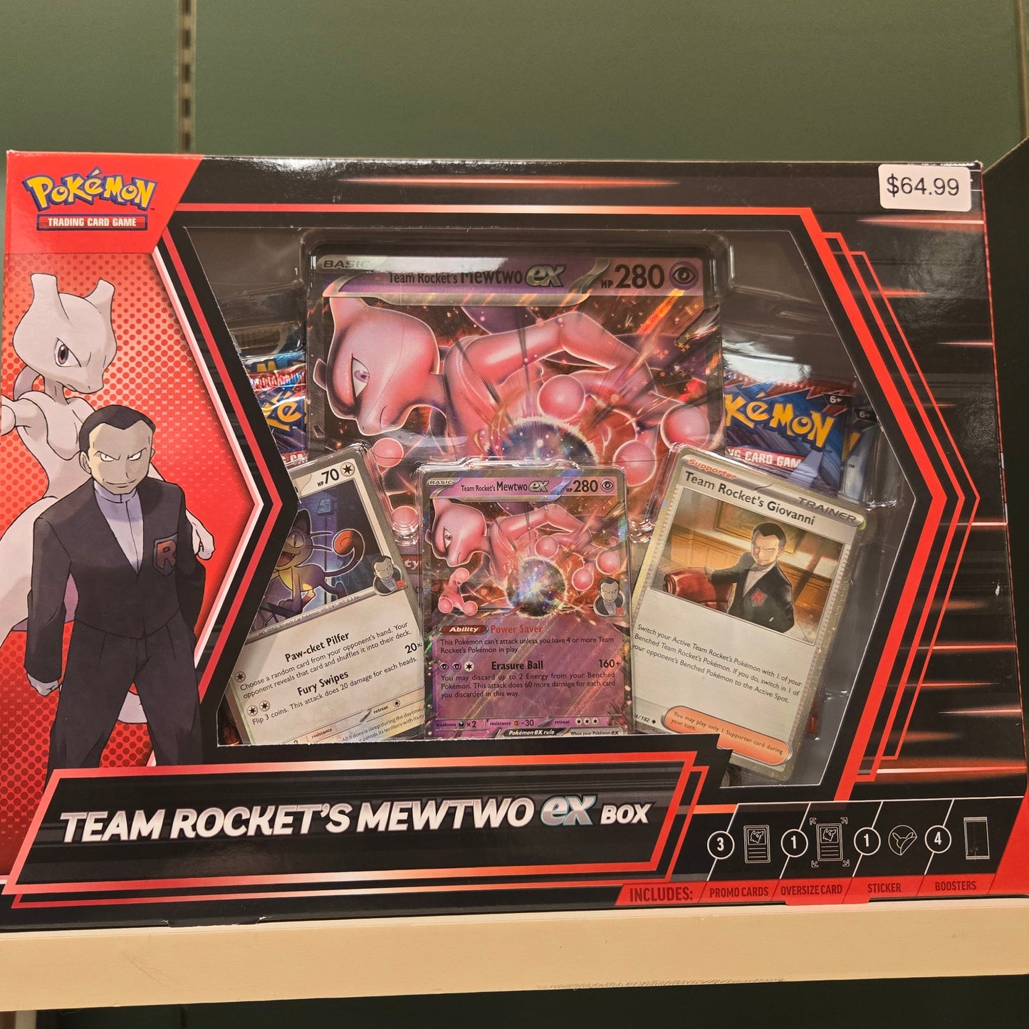 Team Rocket's Mewtwo Ex Box