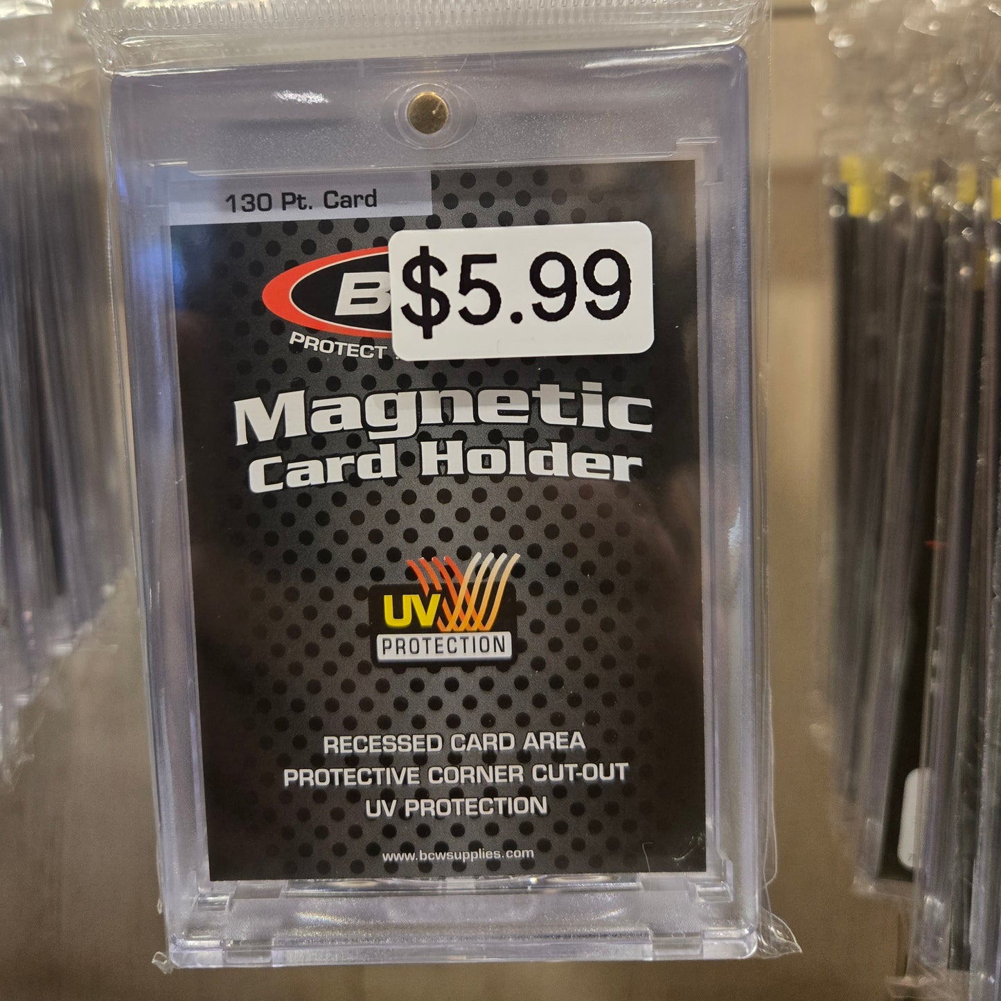 130 Pt Bcw Magnetic Card Holder