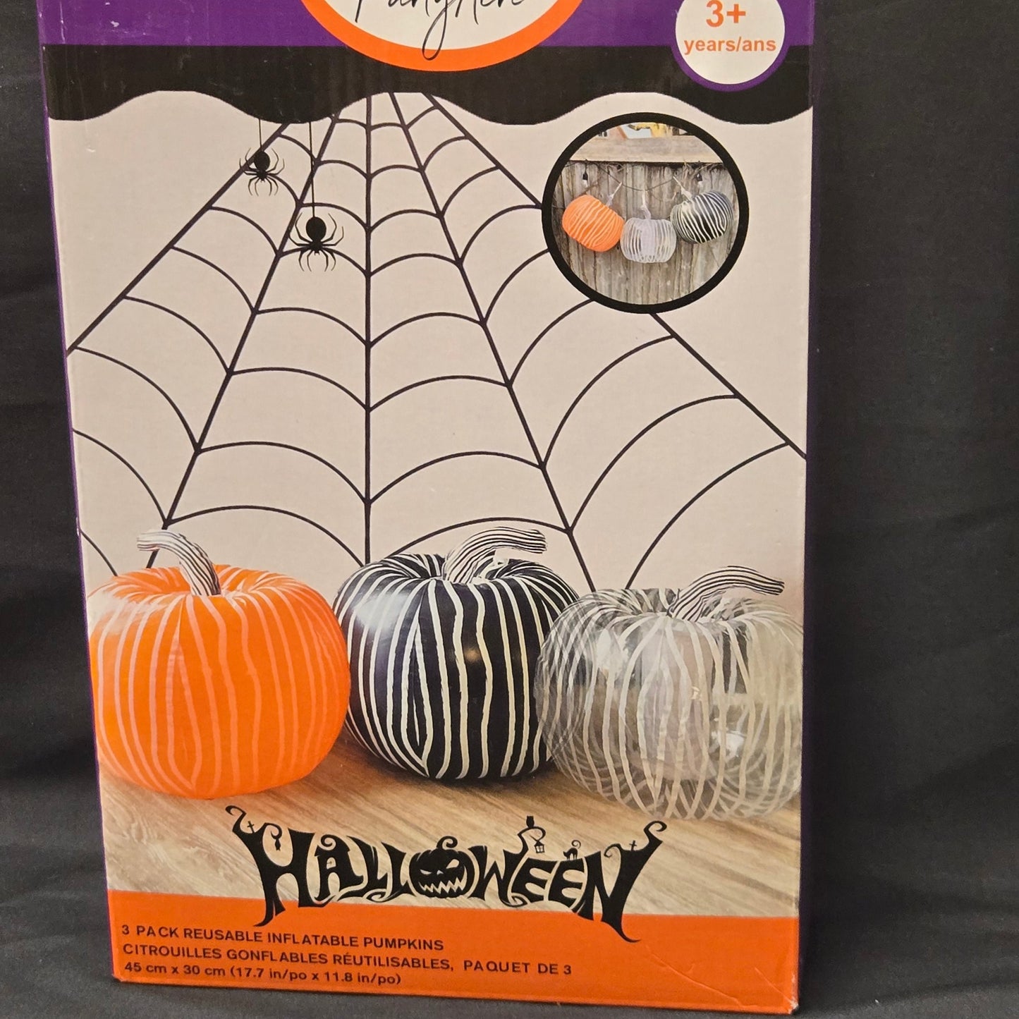 3 Pack Inflatable Pumpkins