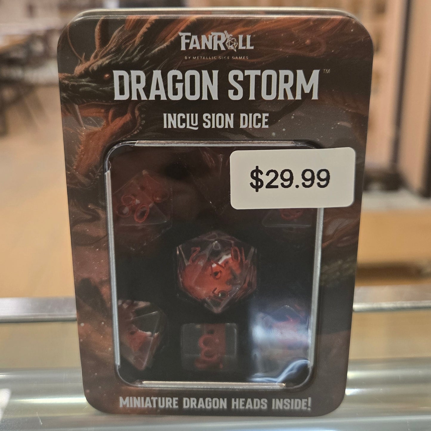 D&D Minature dragon Heads dice