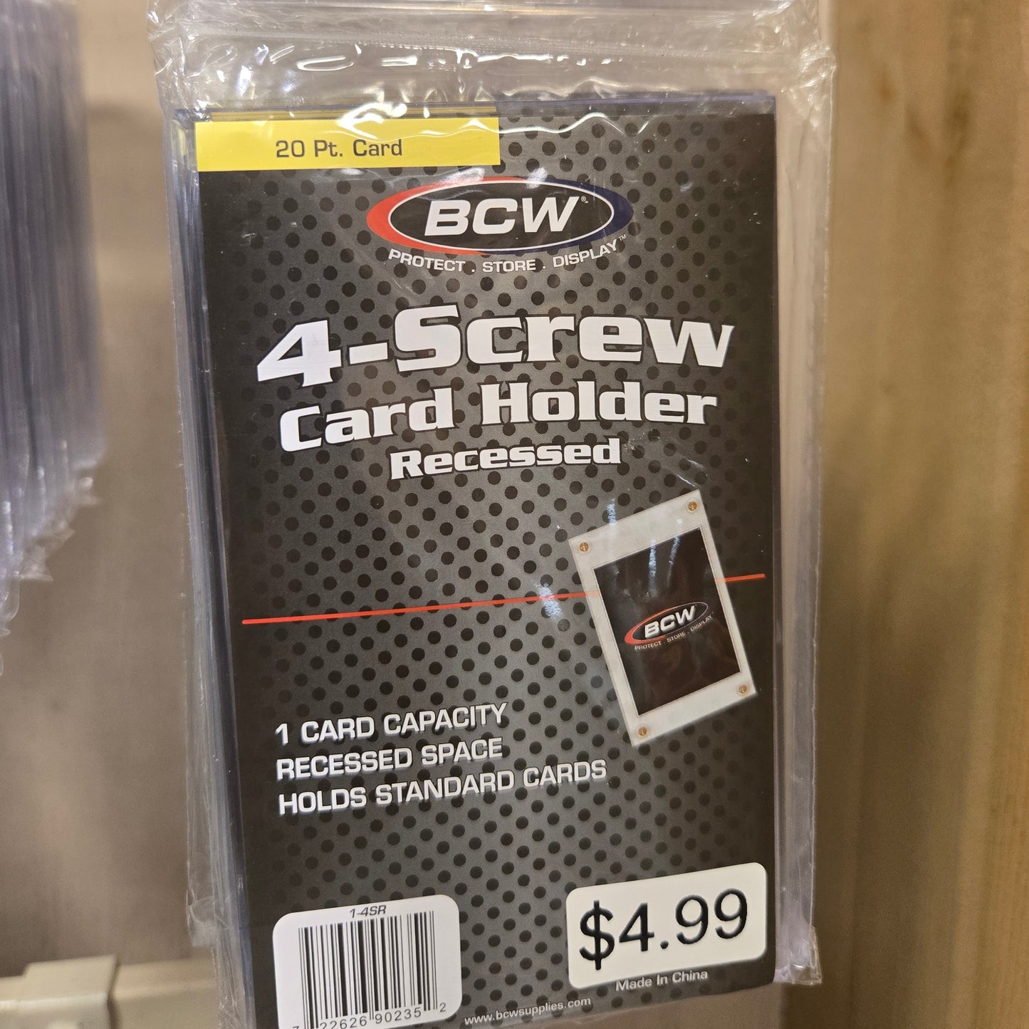 4 Screw Card Holders