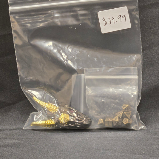 Dragon Head Necklace Mini Dice
