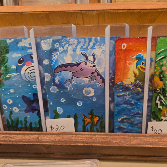 Painted Pokemon Cards