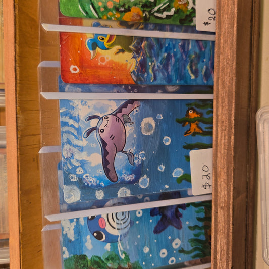 Painted Pokemon Cards