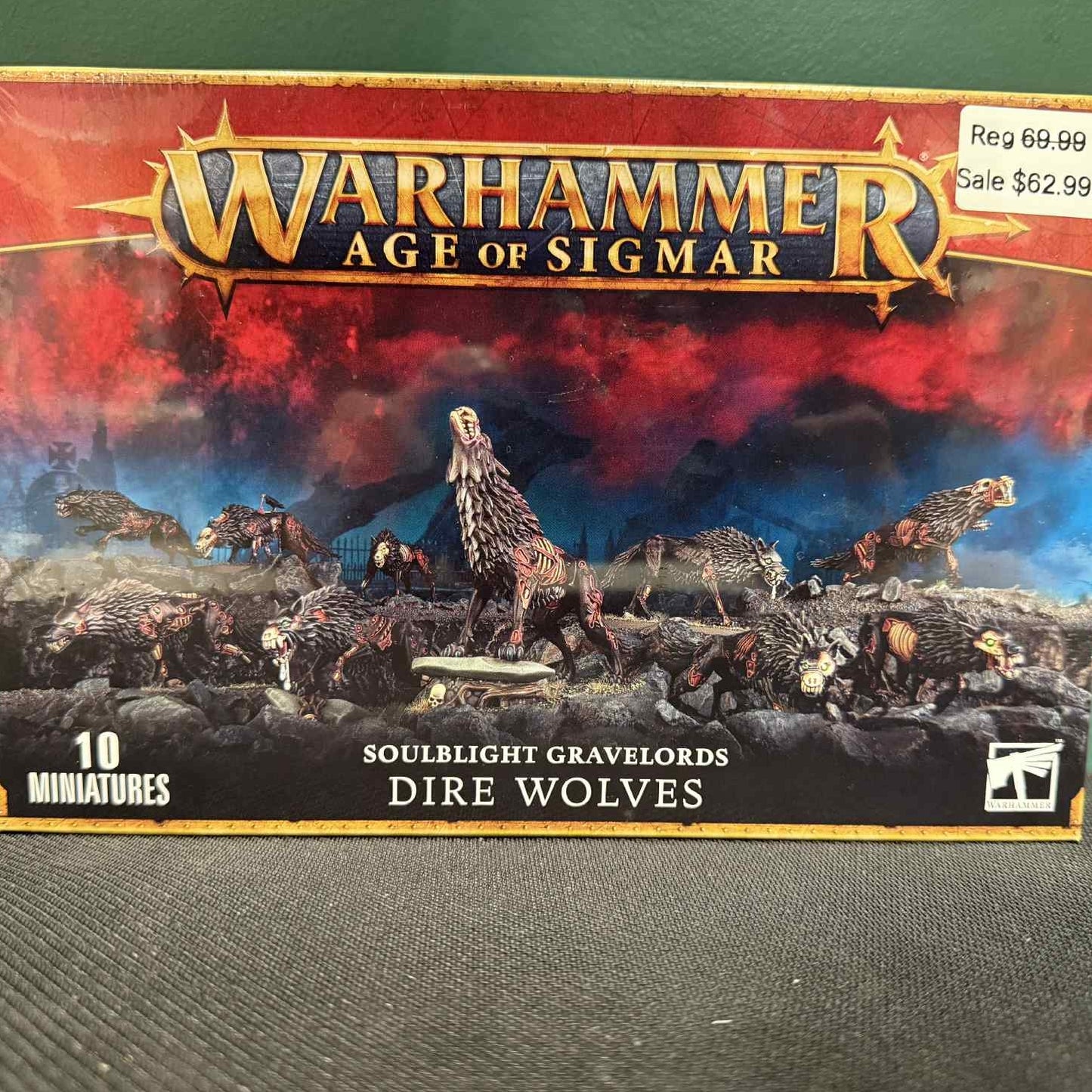 Soulblight Gravelords Dire Wolves