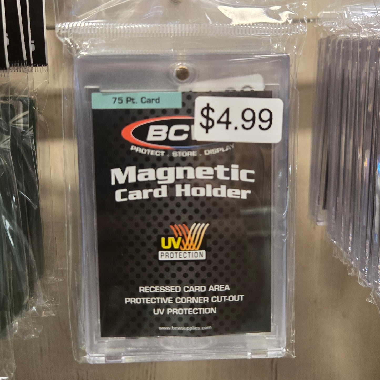 75 Pt Bcw Magnetic Card Holder