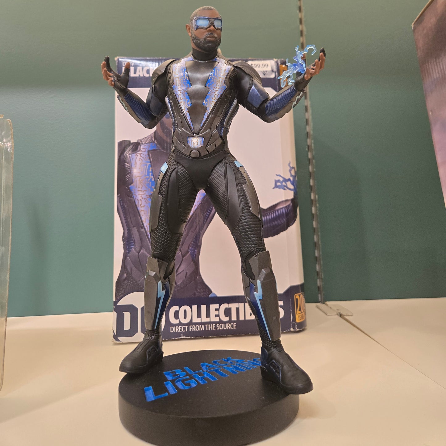 Black Lightning Statue