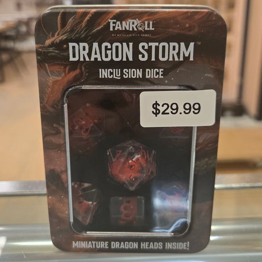D&D Minature dragon Heads dice